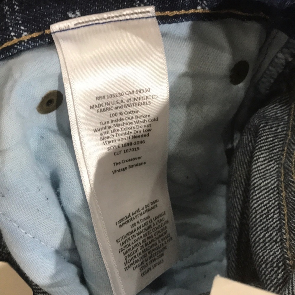 🎁 Current/Elliott Unisex Straight Leg Jeans - Picture 8 of 9